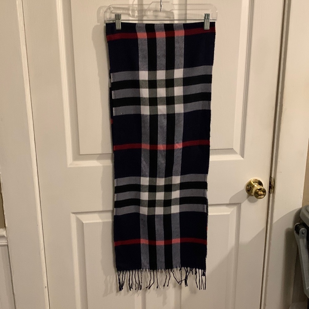 Classic Multi-Color 100% Cashmere Scarf